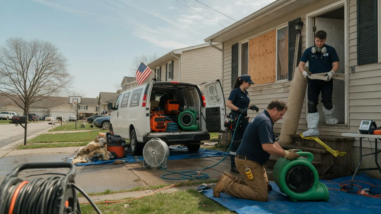 Water Damage Restoration in Capron, IL near me
